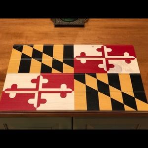 MD FLAG WOOD BOARD 14”x 21”